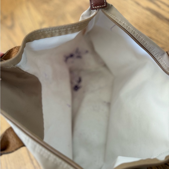 Longchamp Le Pliage Tote Bag Purse Original Tan - Picture 8 of 9
